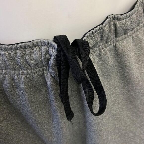 Nike Men’s Heather Gray Elastic Band w/ Drawstring & Pockets Sweatpants- Large - Picture 6 of 15